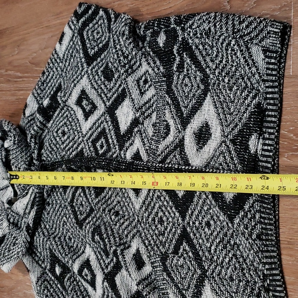 (M) FYLO London Cozy Knit Geometric Print Oversized Sweater Cottagecore Cabin - Picture 4 of 7